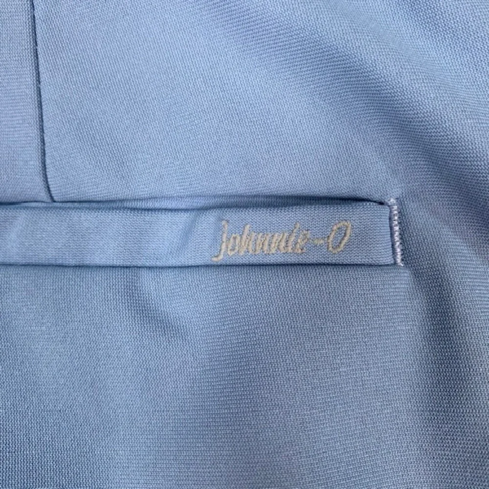 Johnnie-O Prep-Formance Golf Shorts Mens 34 Ripple Blue JMSH1700 Flat Front 9